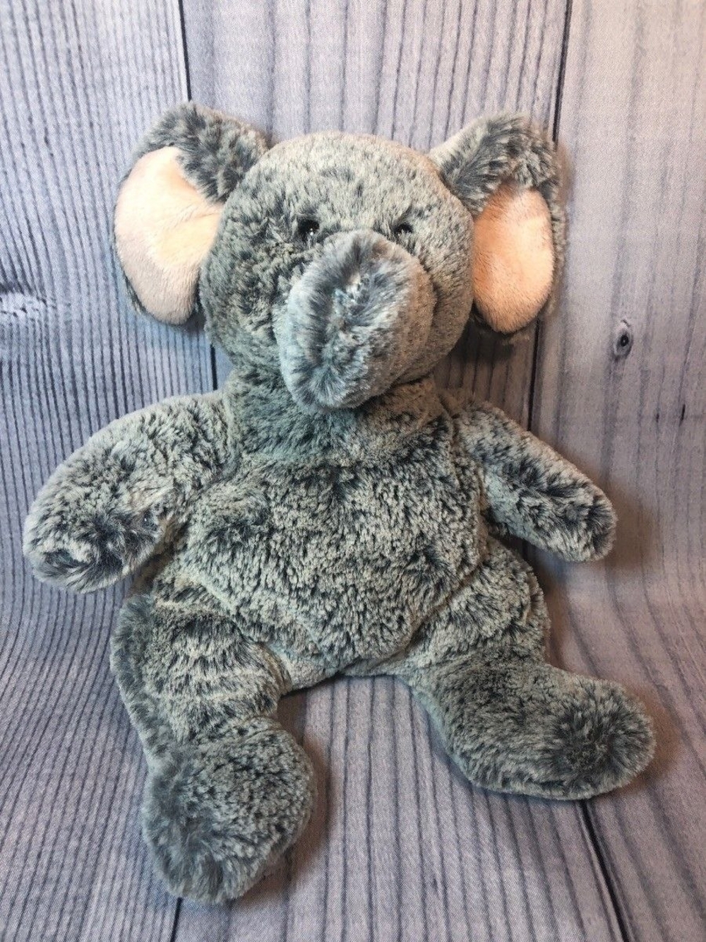 Gray Plush Elephant Stuffed Animal